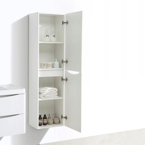 Bathroom Unit White - 40 x 30 x 120 cm | BU10