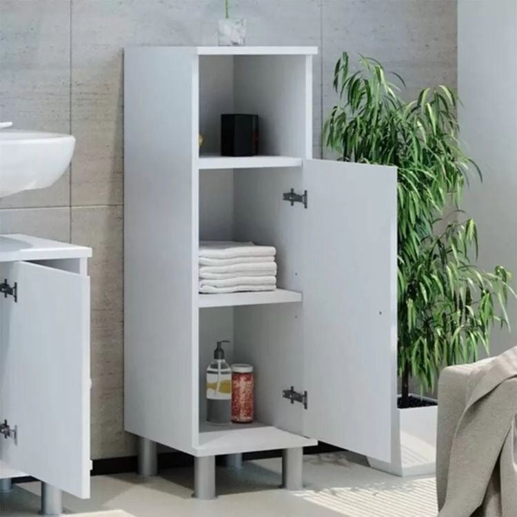 Bathroom Unit White - 30 x 30 x 90 cm | BU1