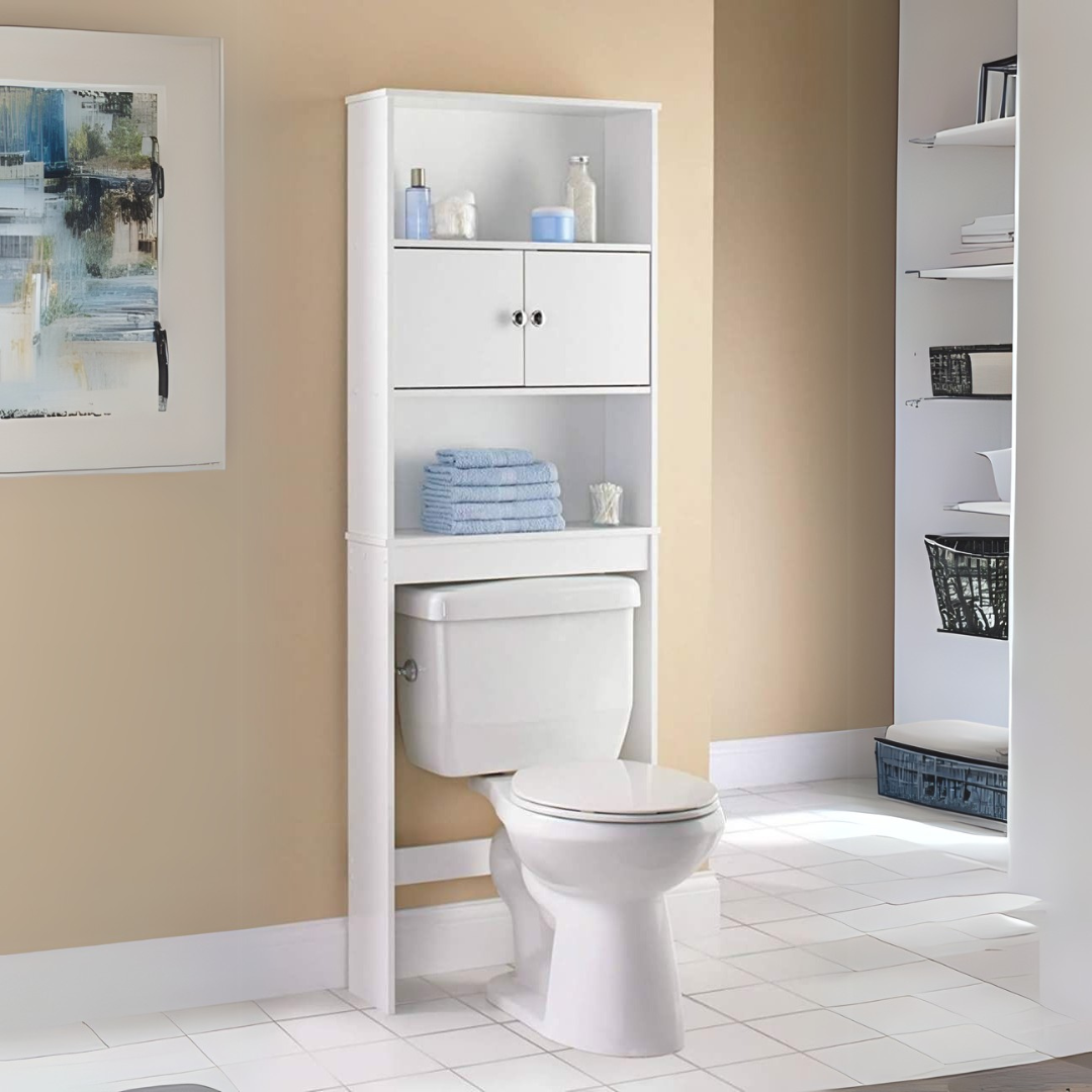 Bathroom Unit White - 60 x 20 x 180 cm | BU4