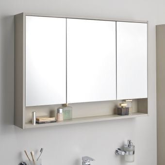 Bathroom Unit White & Wooden - 100 x 20 x 70 cm | BU9