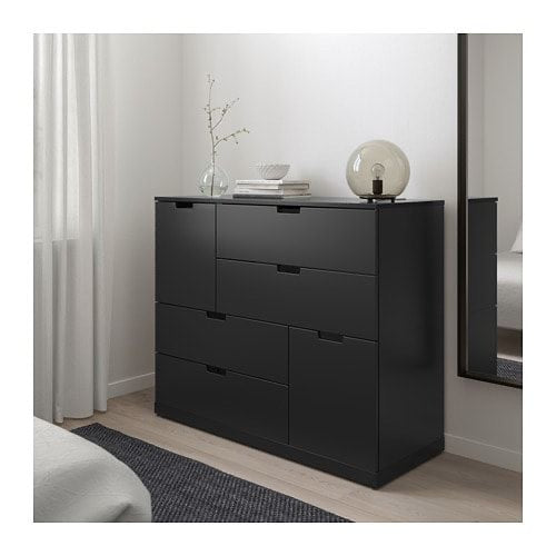 Drawer Unit Black - 120 x 40 x 100 cm | DR12