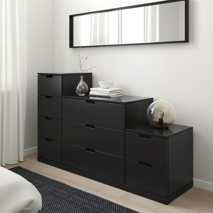 Drawer Unit Black - 140 x 40 x 100 cm | DR13