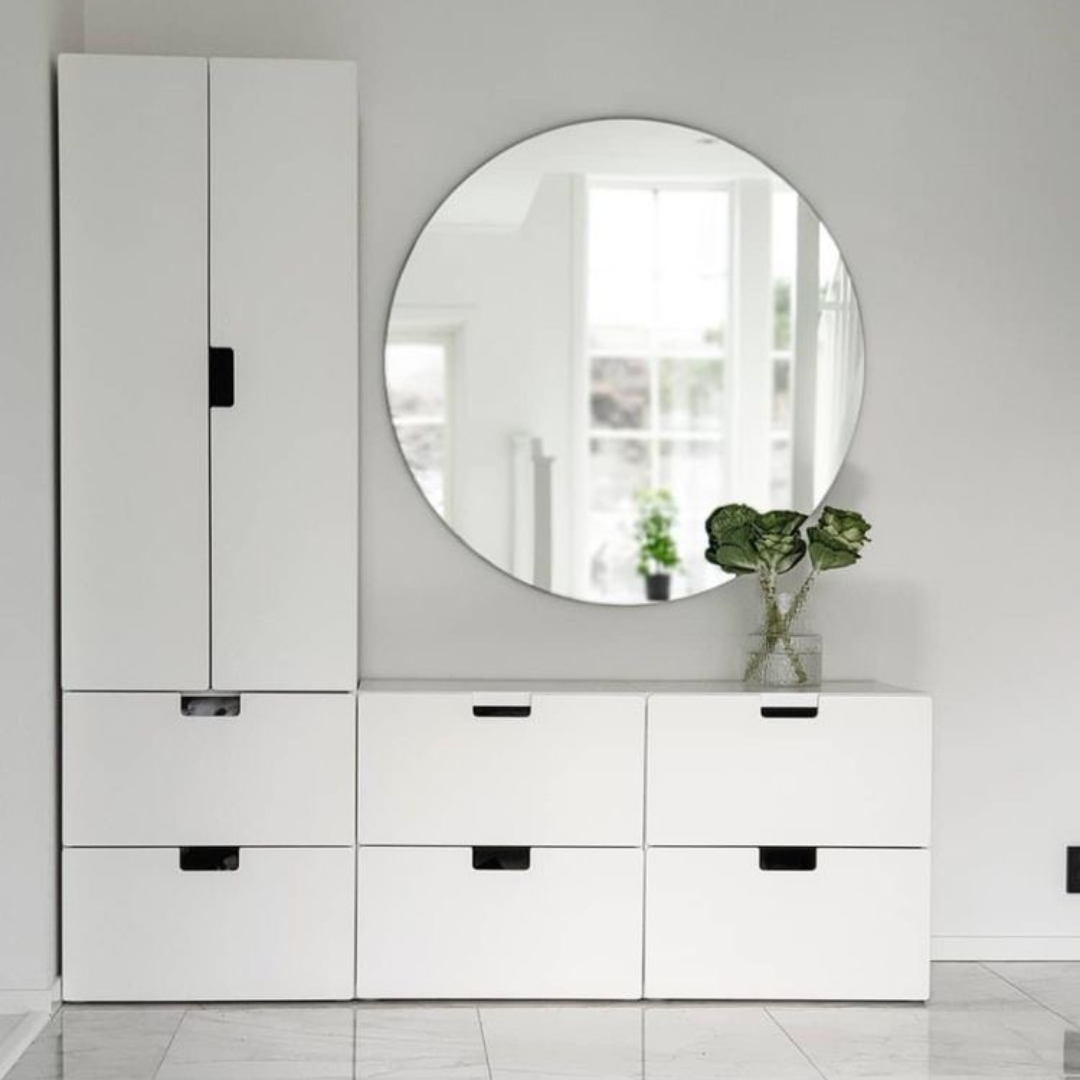 وحدة أدراج بيضاء - 120 × 40 × 250 سم | DR1