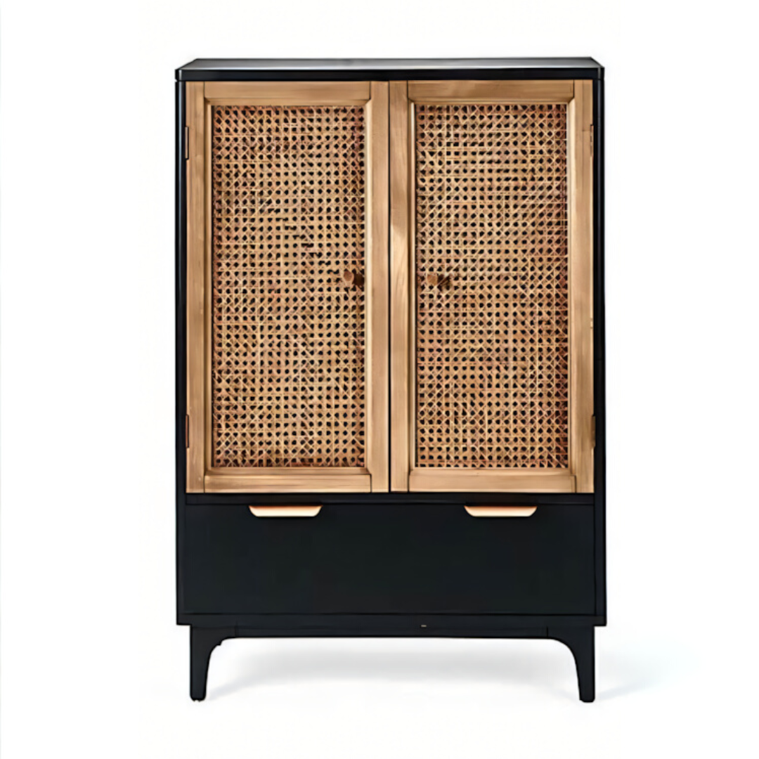 Wardrobe Black - 100 x 50 x 200 cm | WD14