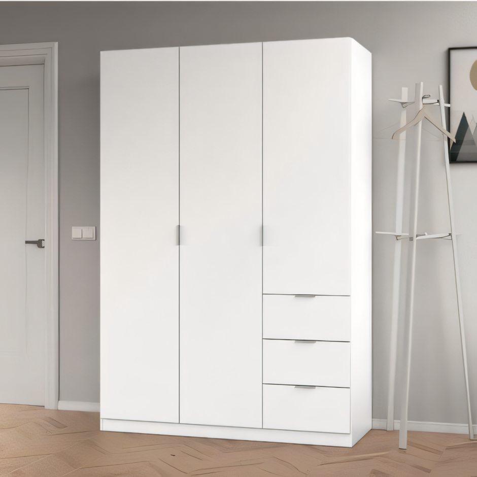 Wardrobe White - 120 x 50 x 220 cm | WD24