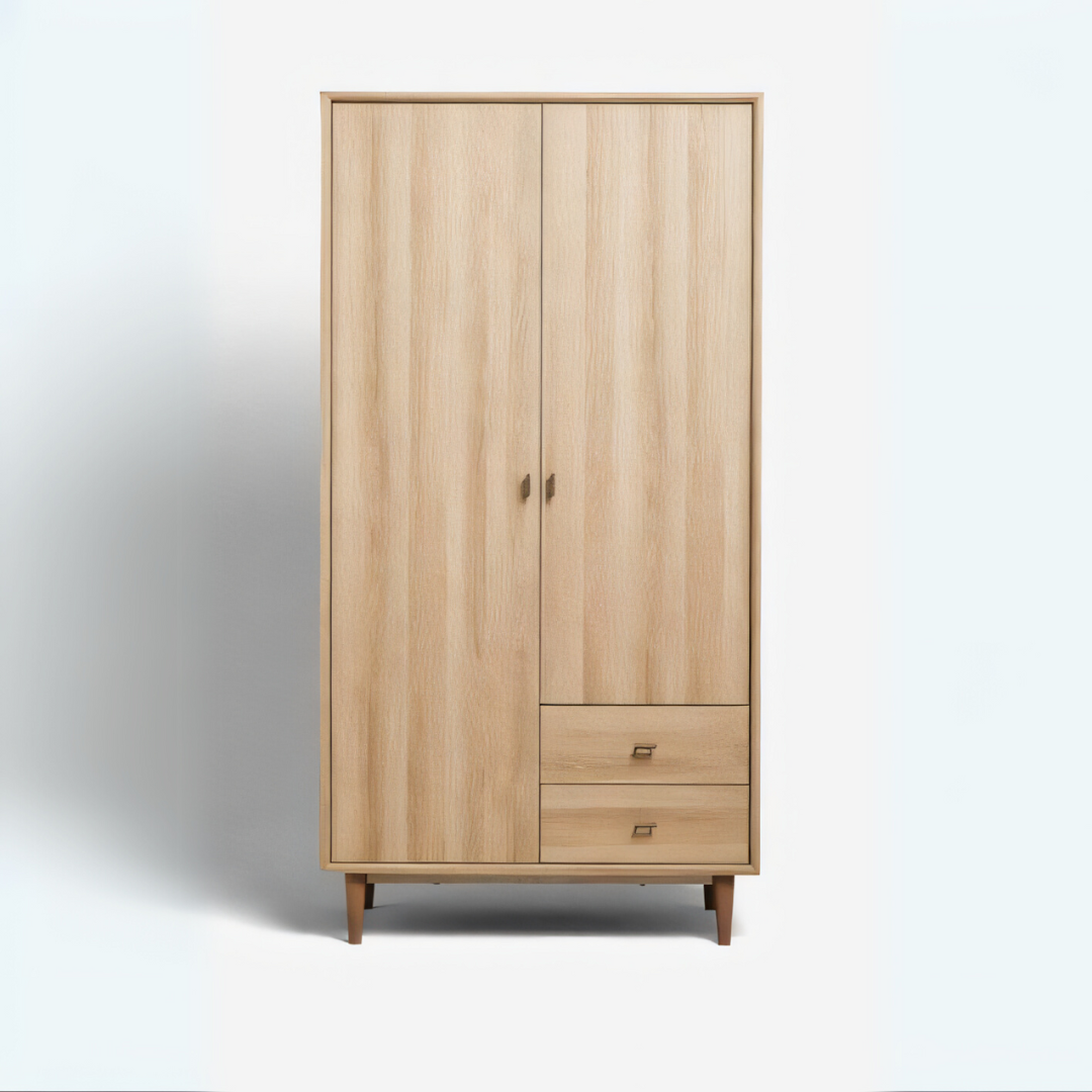 Wardrobe Wooden - 100 x 50 x 220 cm | WD28