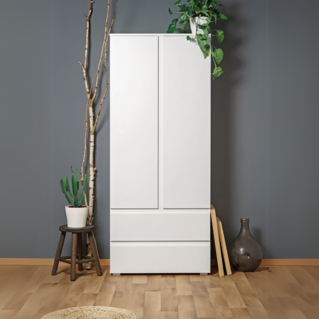 Wardrobe White - 80 x 50 x 200 cm | WD34