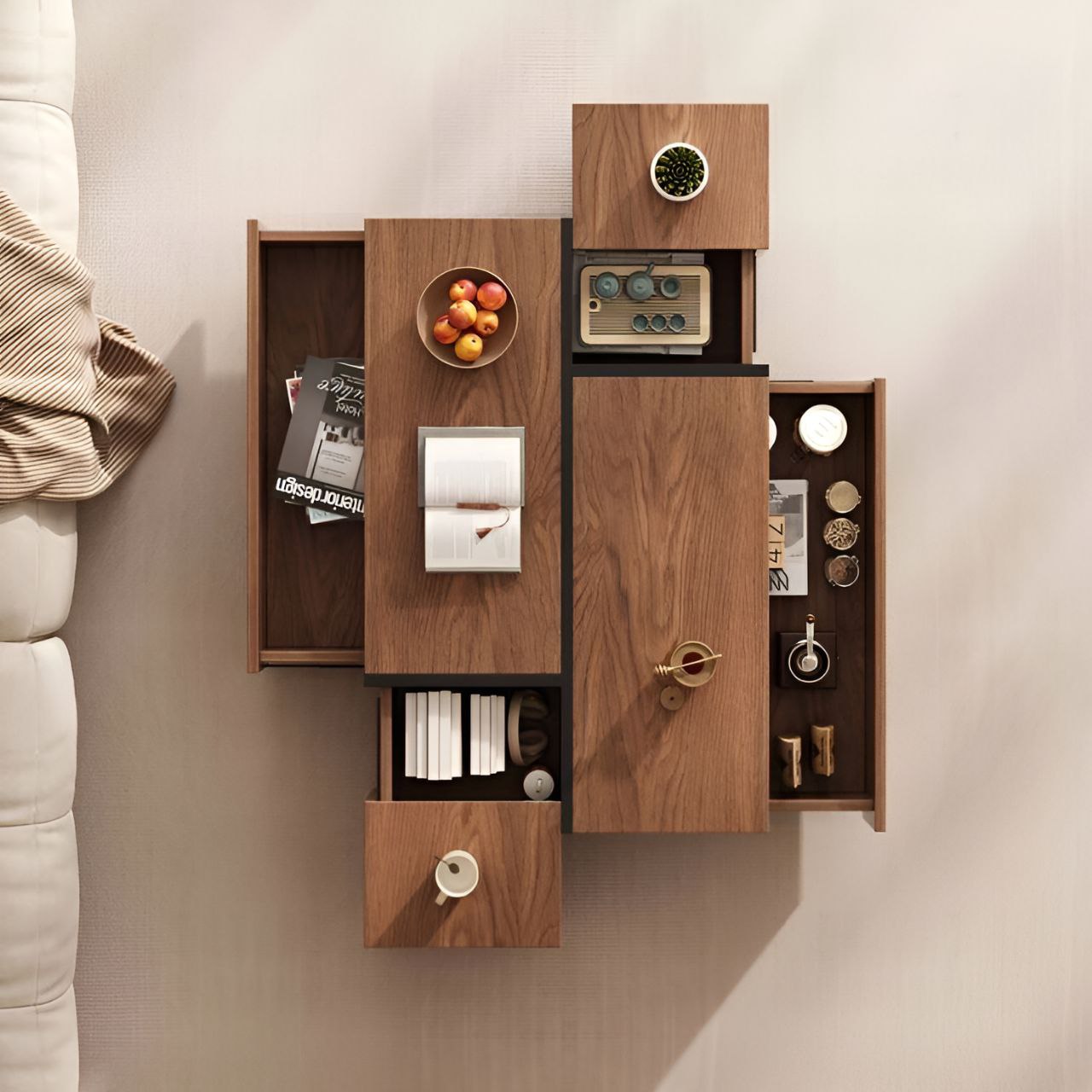 Table Unit Brown - 120 x 70 x 40 cm | TA69