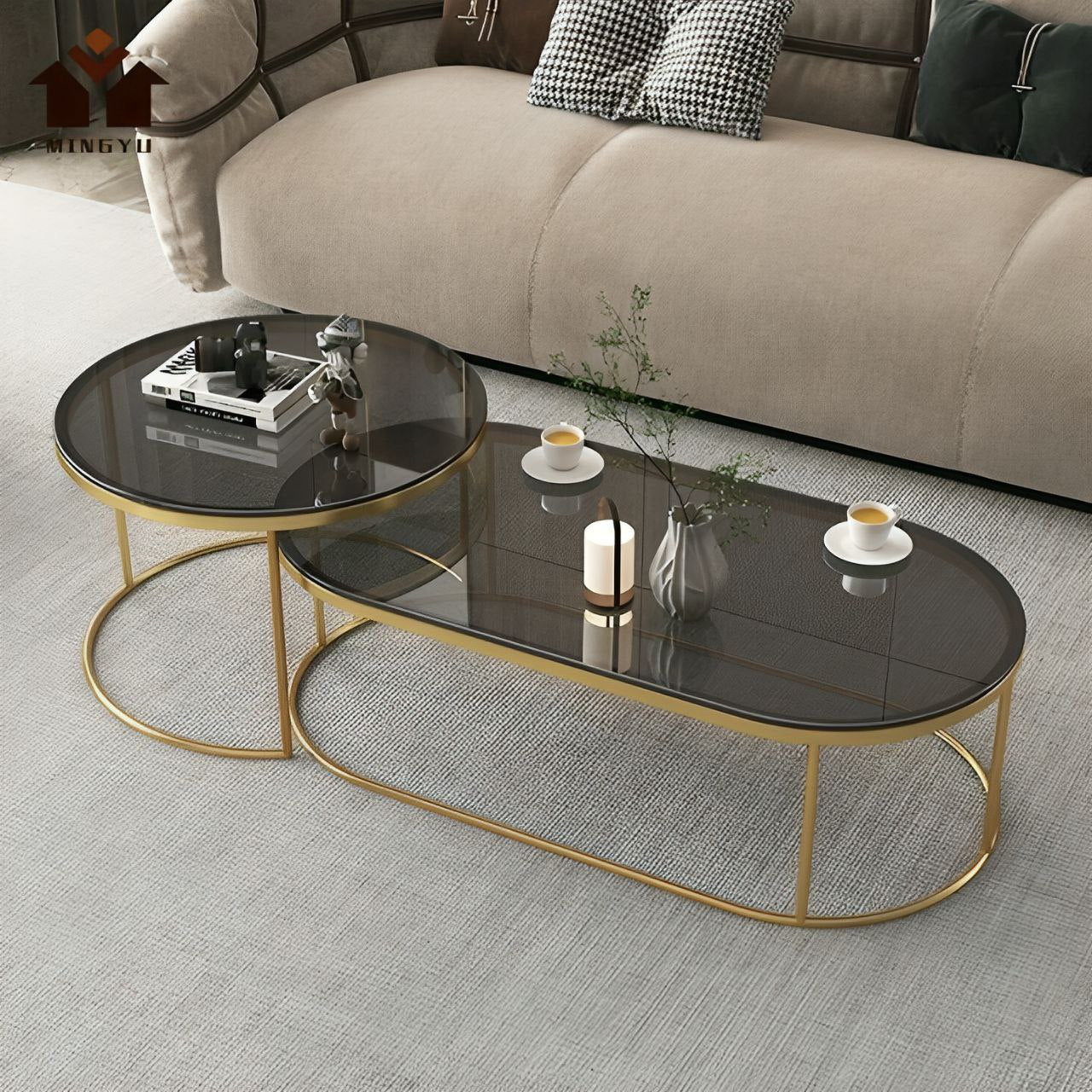 Table Unit Gold - 40 x 40 x 45 cm | TA10