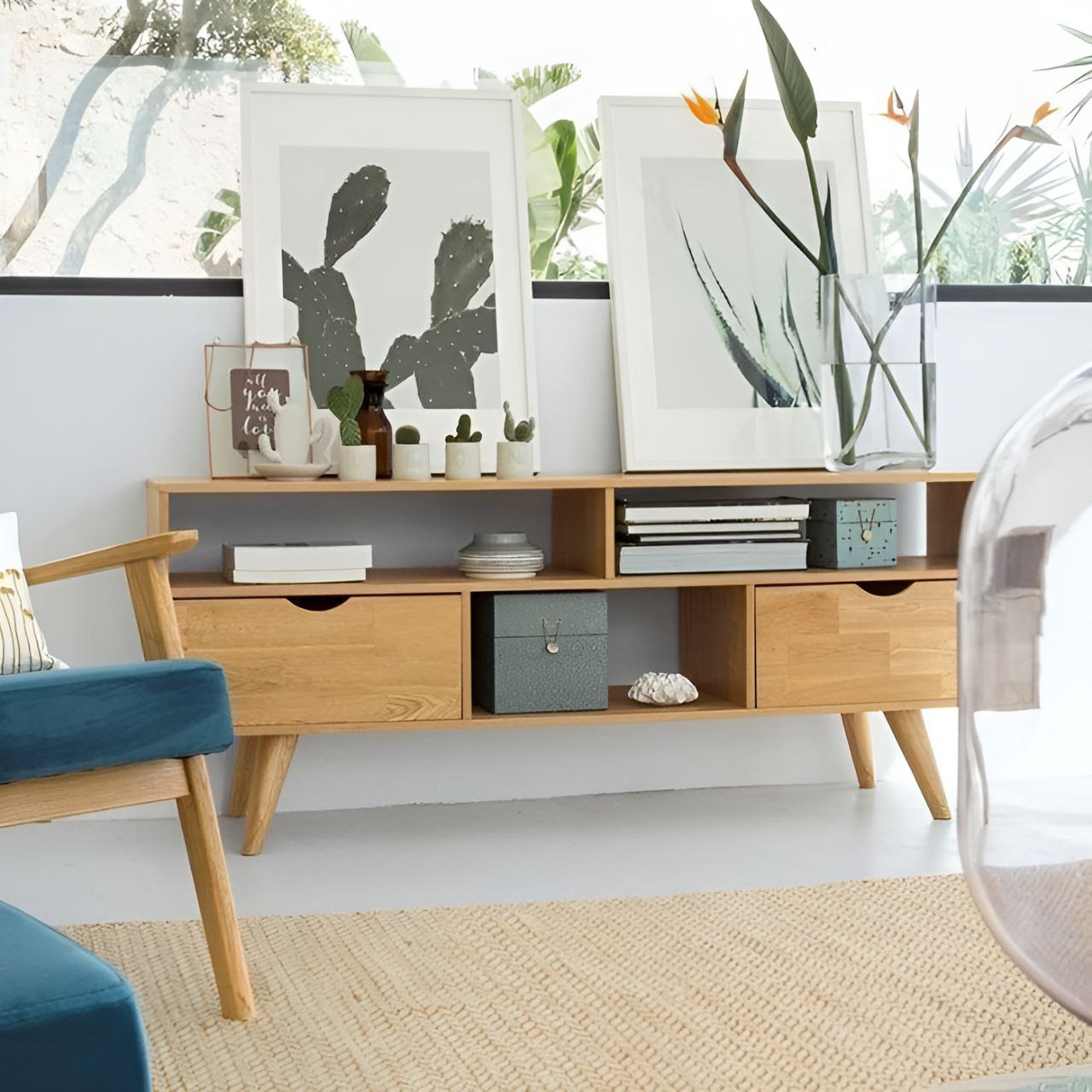 Tv Unit Wooden - 160 x 40 x 45 cm | TV31