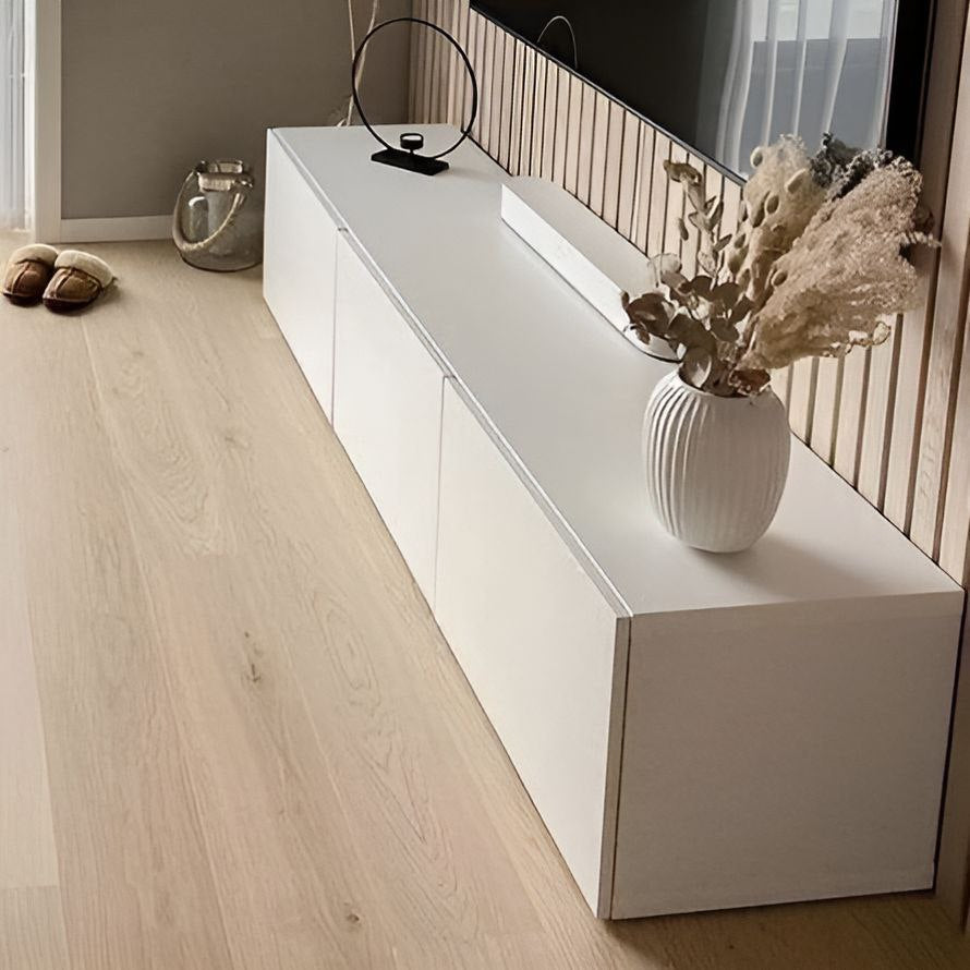 Tv Unit White - 160 x 40 x 40 cm | TV38