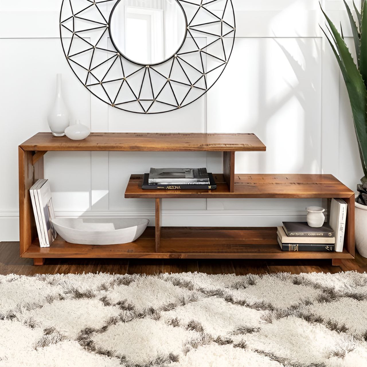 Tv Unit Wooden - 120 x 40 x 50 cm | TV86