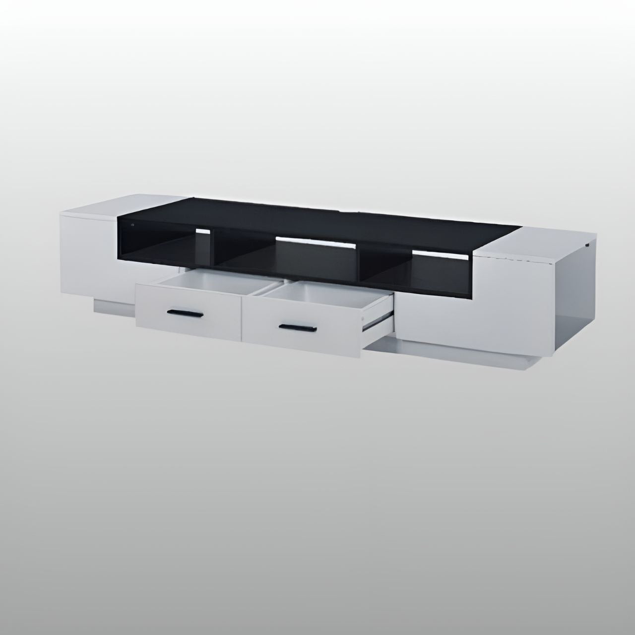 Tv Unit White & Black - 160 x 40 x 40 cm | TV99