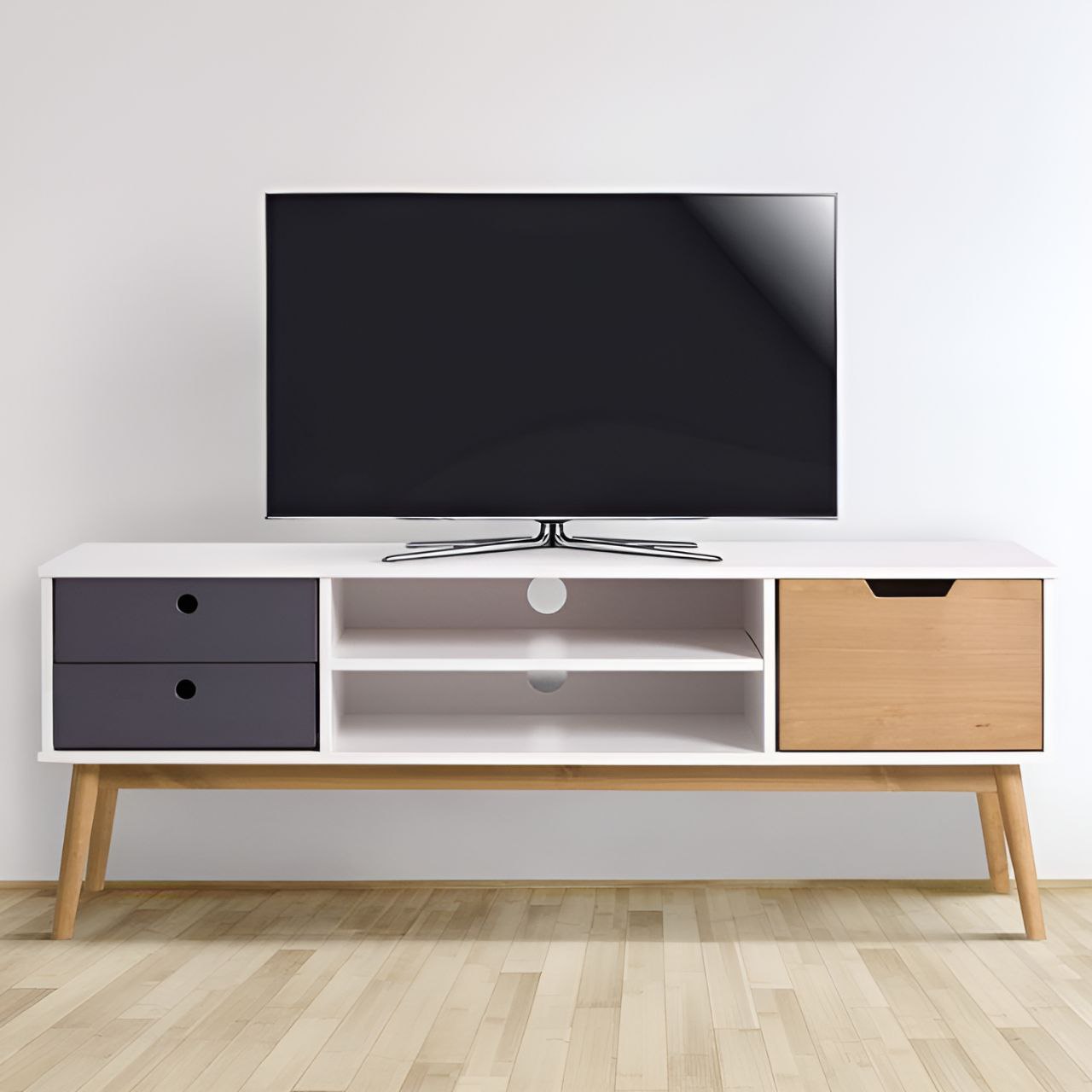 Tv Unit White - 140 x 40 x 40 cm | TV44