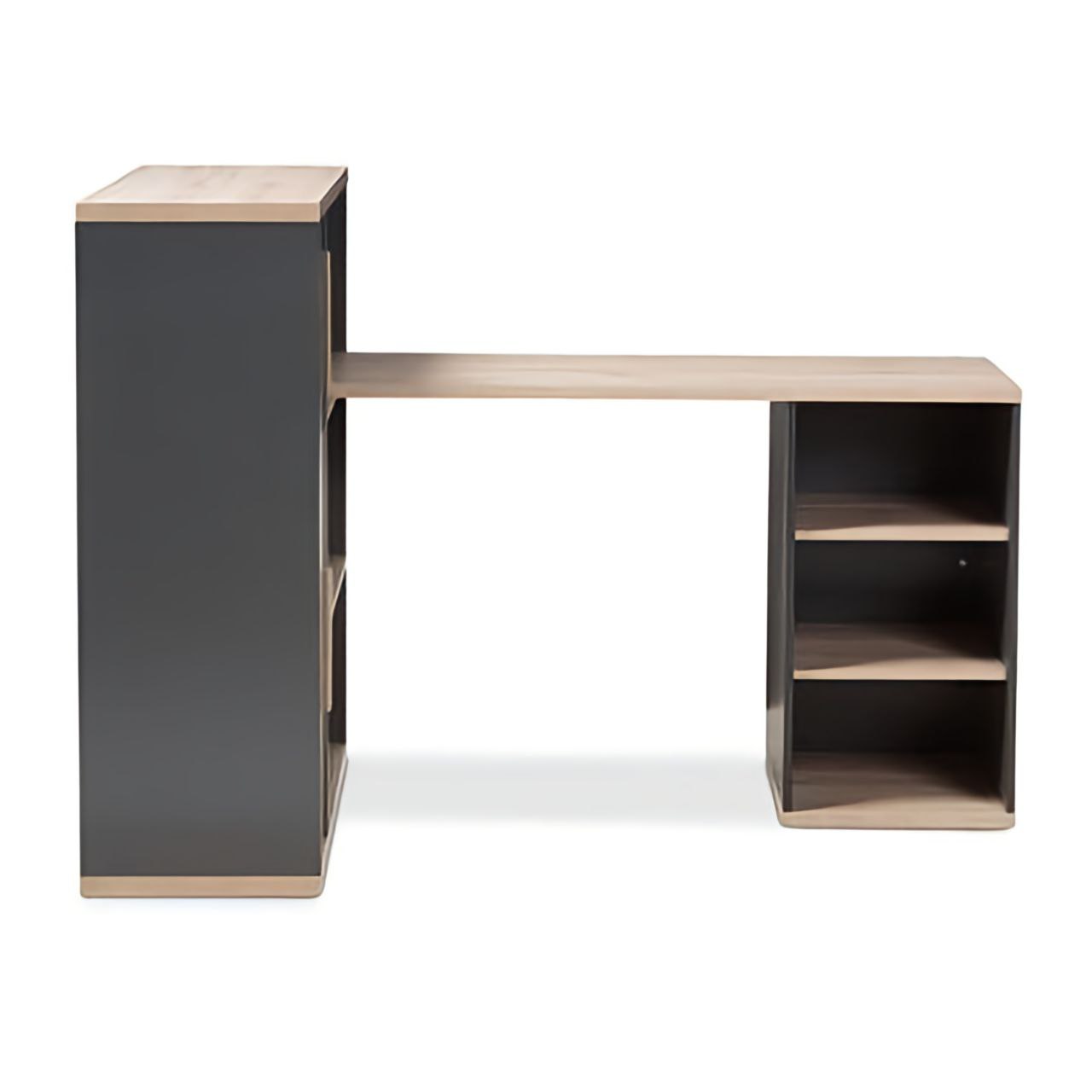 Desk Black & Wooden - 120 x 100 x 75 cm | DE36
