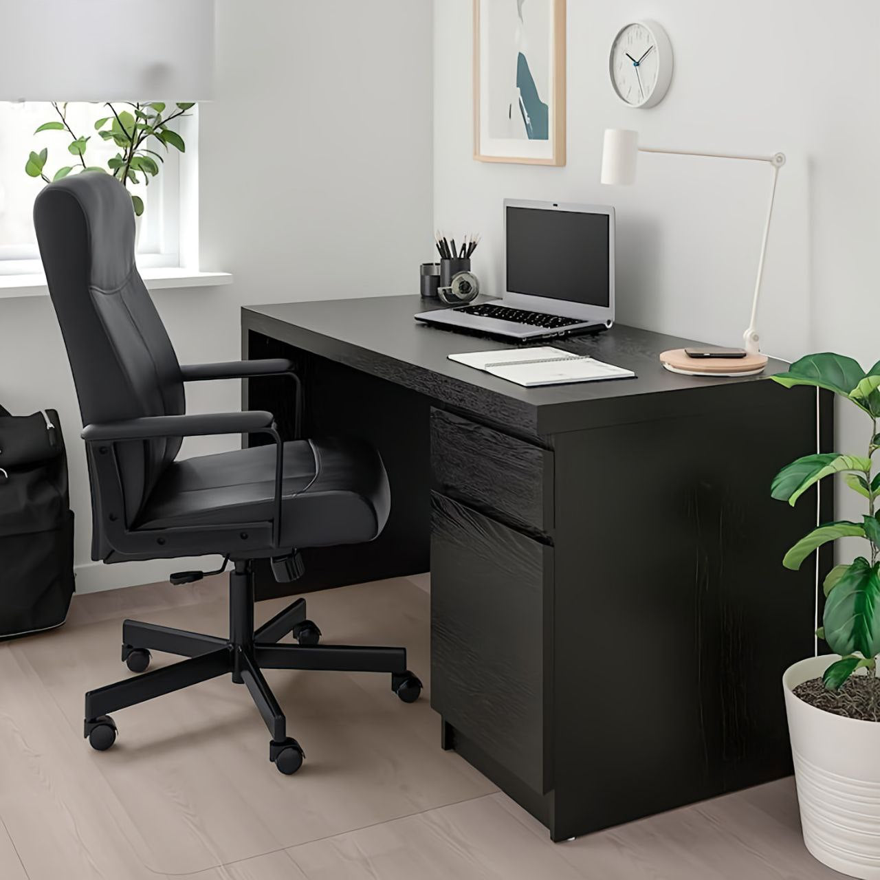 Desk Black - 120 x 40 x 75 cm | DE28