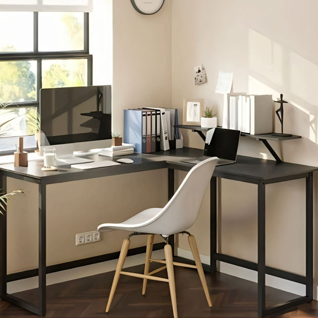Desk Black - 120 x 120 x 75 cm | DE37