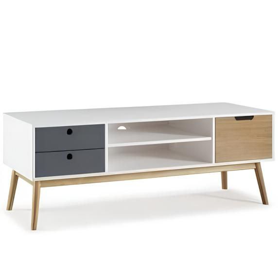 Tv Unit White - 140 x 40 x 40 cm | TV44