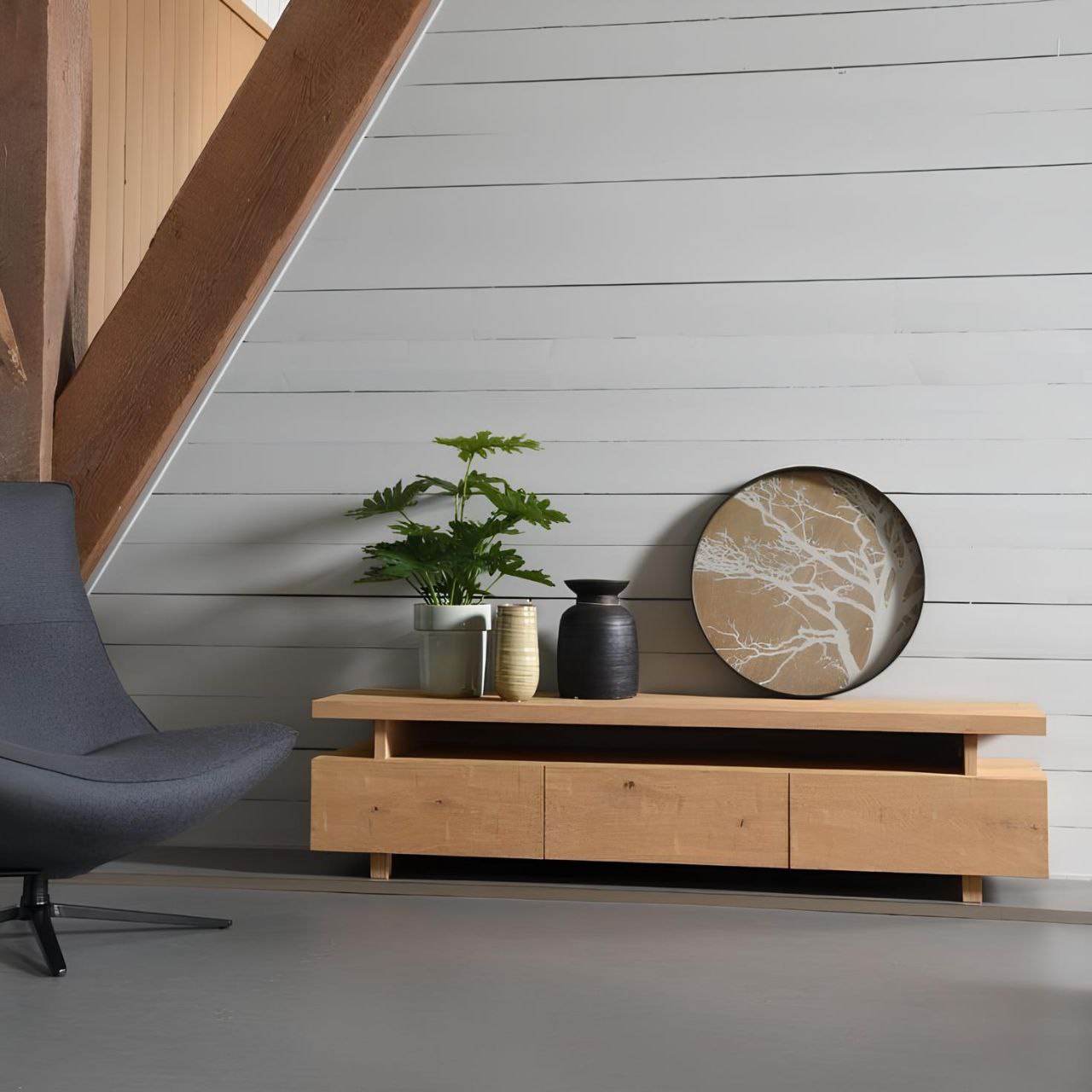 Tv Unit Wooden - 180 x 35 x 40 cm | TV4