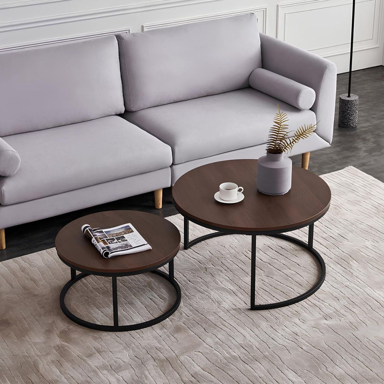 Table Unit Black & Brown - 100 x 50 x 40 cm | TA6