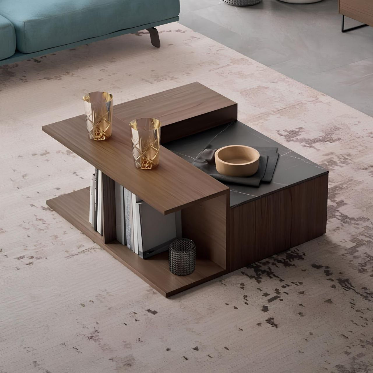 Table Unit Brown - 80 x 80 x 40 cm | TA70