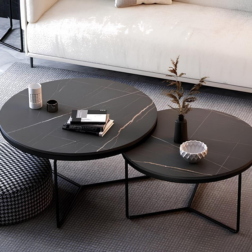 Table Unit Black - D70/D50 x 45/40 cm | TA60