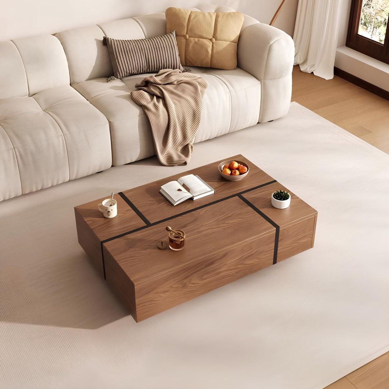 Table Unit Brown - 120 x 70 x 40 cm | TA68