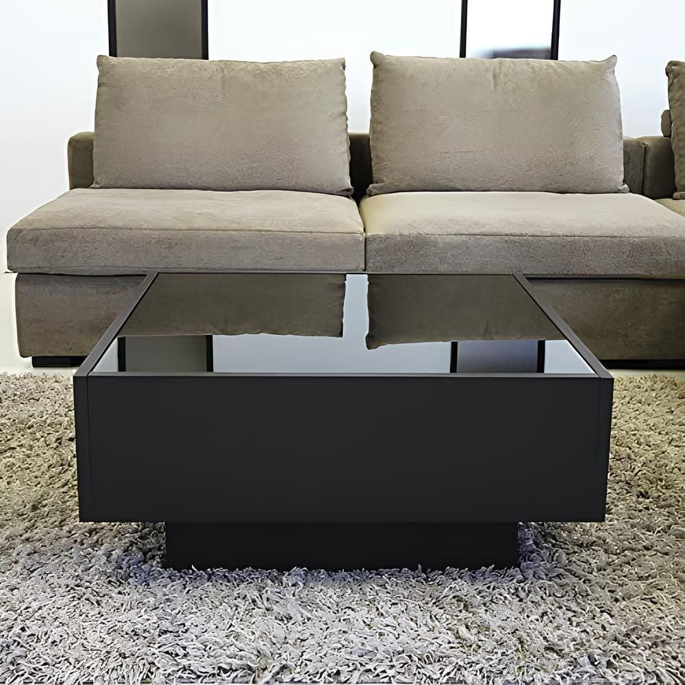 وحدة طاولة سوداء - 80 × 80 × 40 سم | TA16