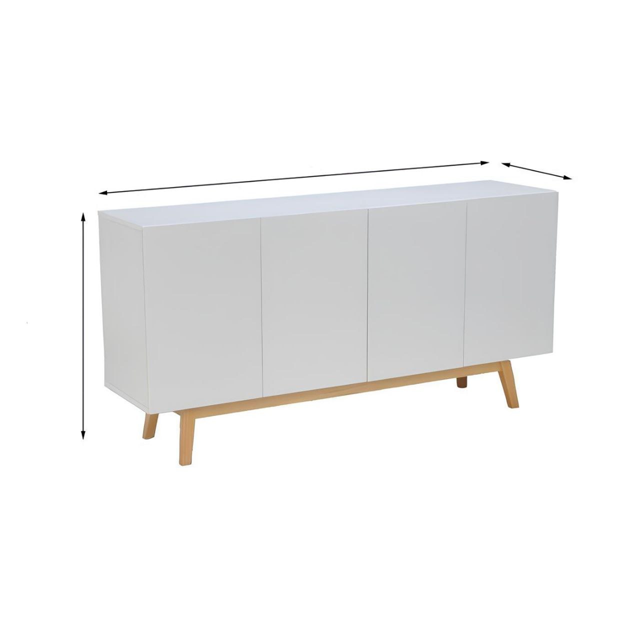 Buffet | Witeh & Wooden | 160 x 40 x 90 | BT13