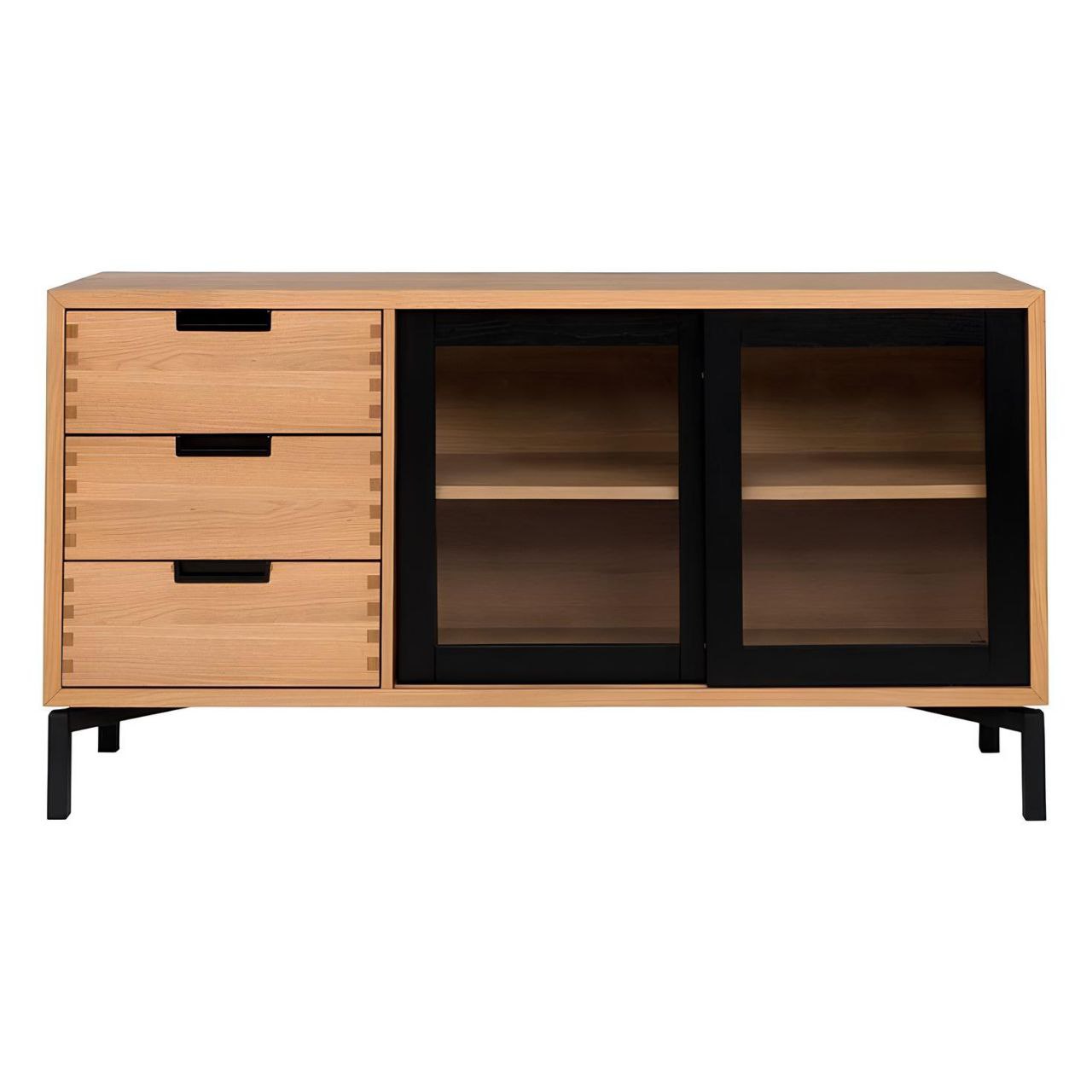 Buffet | Black & Wooden | 160 x 40 x 90 | BT14