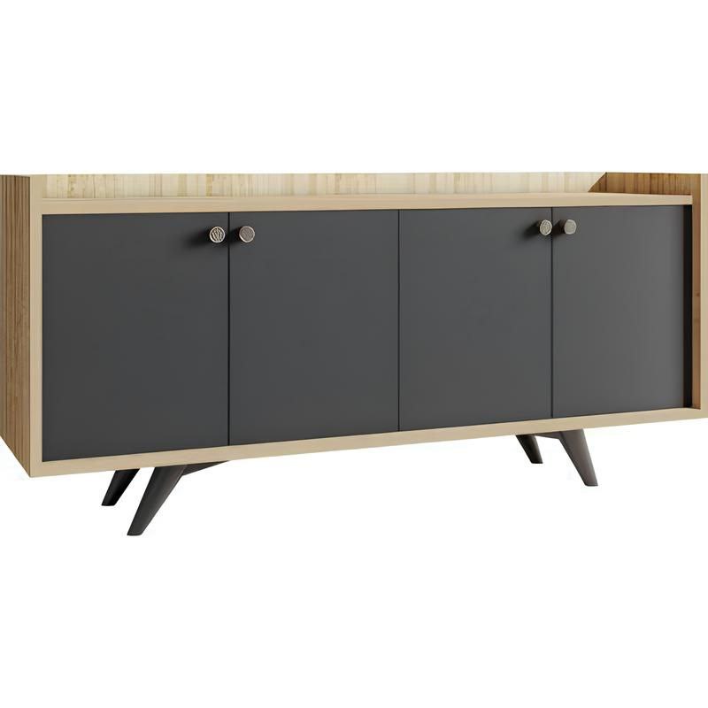 Buffet | Black & Wooden | 150 x 40 x 90 | BT41