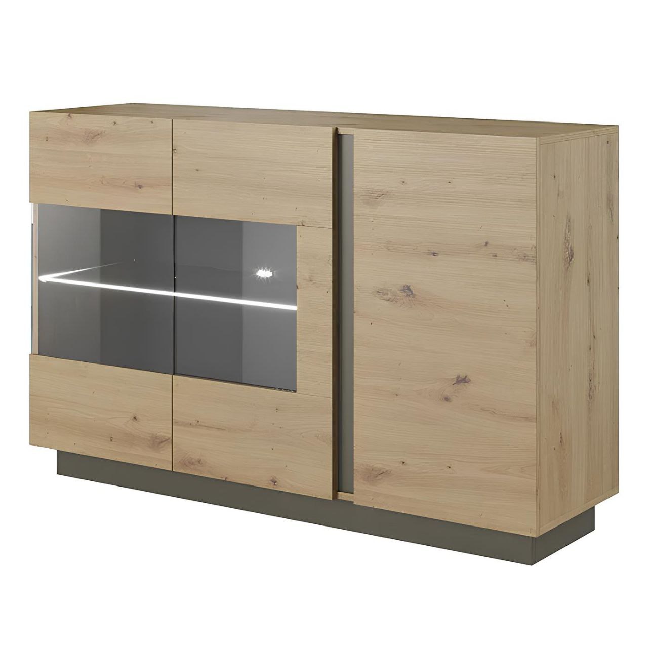 Buffet | Black & Wooden | 140 x 40 x 100 | BT9