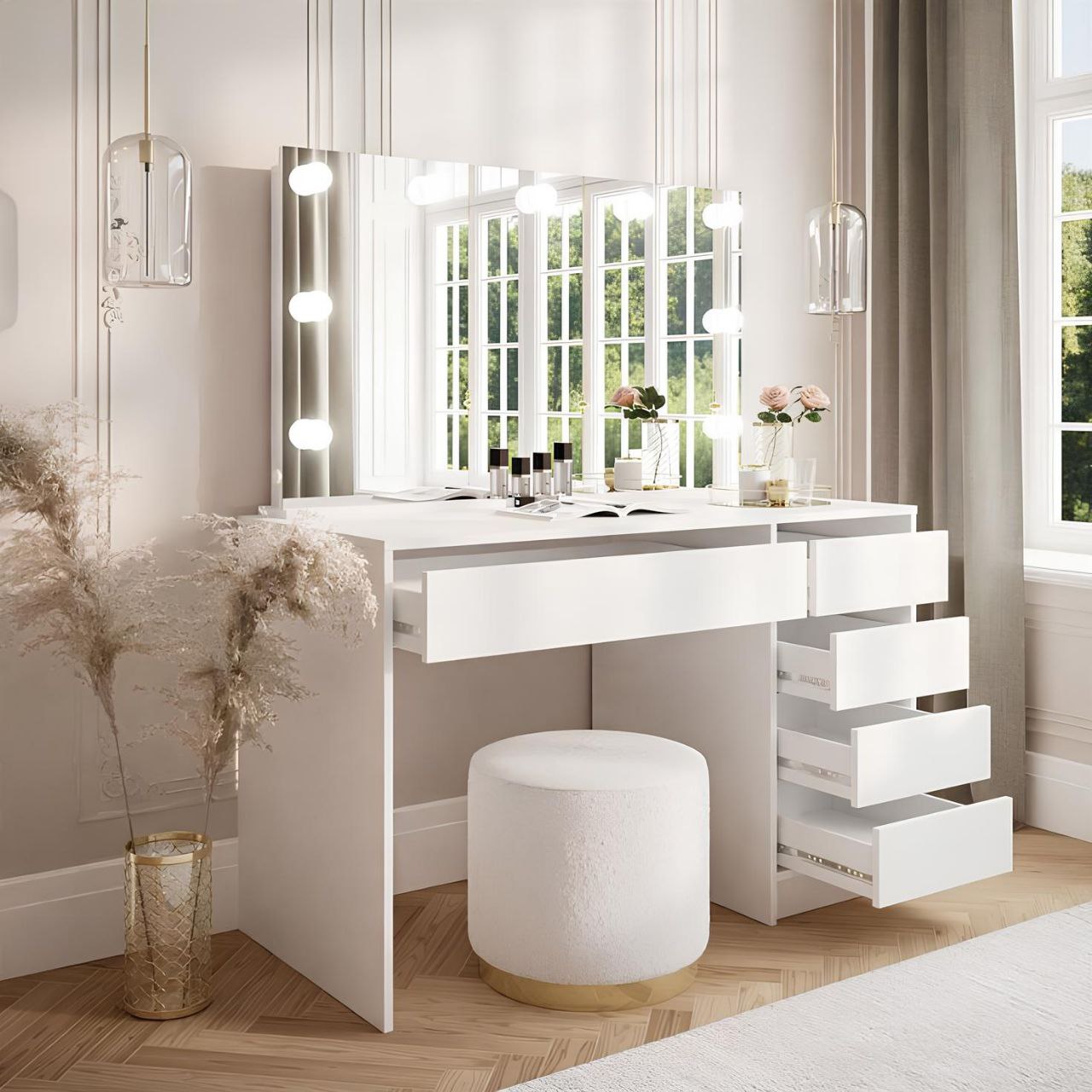 Dressing table | White | 120 x 40 x 120 | DT2