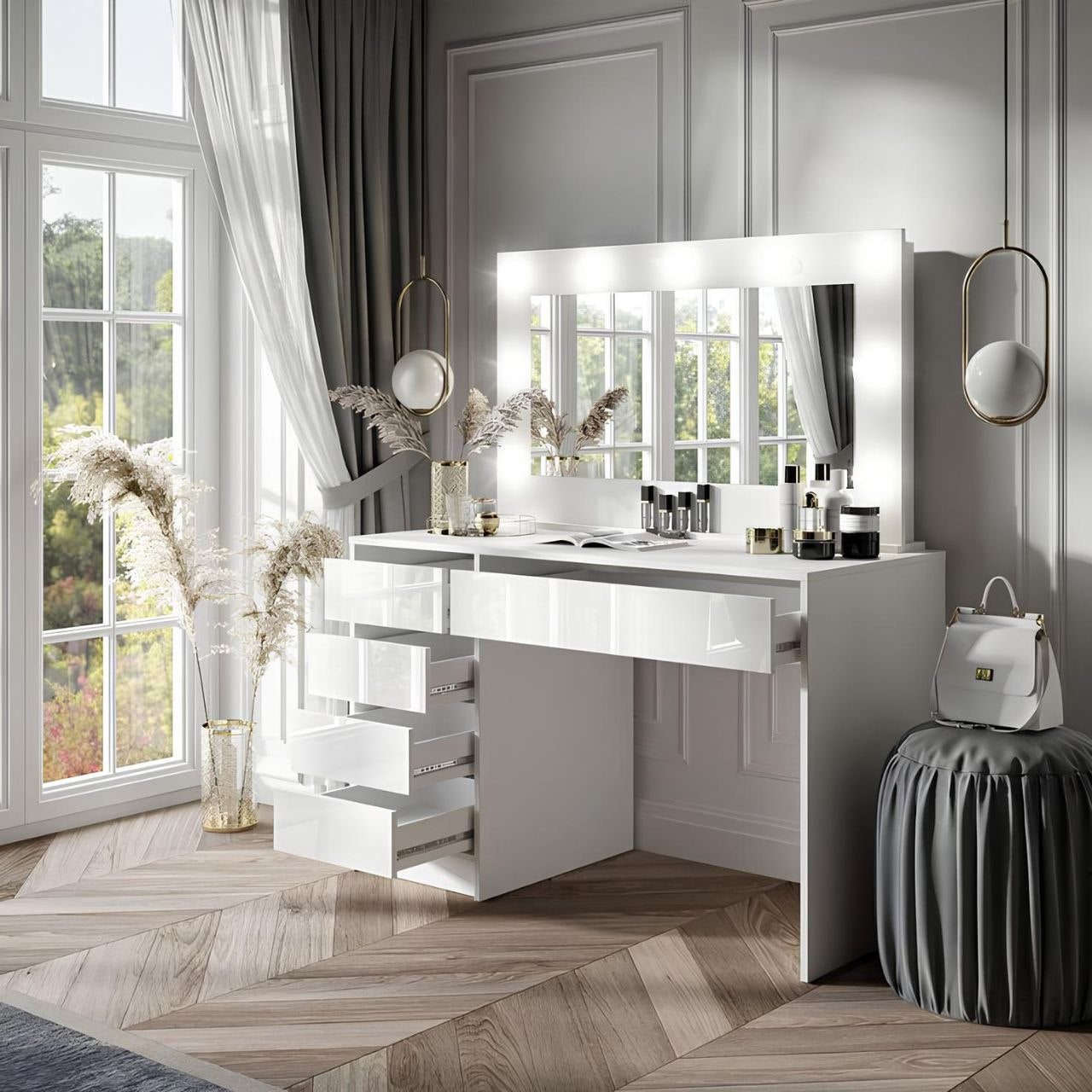 Dressing table | White | 120 x 40 x 120 | DT2