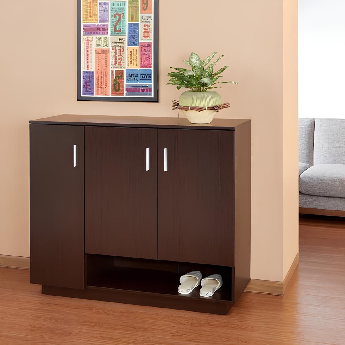 Shoe Closet | Brown | 120 x 40 x 100 cm | SU49