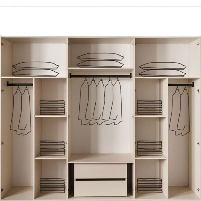 Wardrobe |Beige | 220 x 50 x 240 cm | WD54