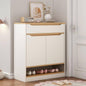 Shoe Closet White & Wooden - 80 x 40 x 100 cm | SU21