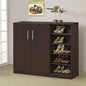 Shoe Closet Brown - 120 x 40 x 100 cm | SU29