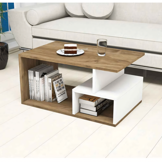 Table Unit Brown & White - 100 x 50 x 40 cm | TA42