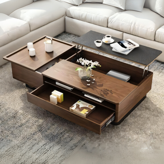 Table Unit Brown & Black - 120 x 70 x 40 cm | TA55