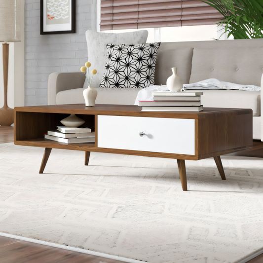 Table Unit Brown & White - 100 x 50 x 40 cm | TA7
