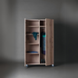 Wardrobe Wooden - 100 x 50 x 220 cm | WD27