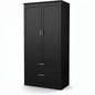 Wardrobe Black - 100 x 50 x 200 cm | WD45
