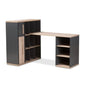Desk Black & Wooden - 120 x 100 x 75 cm | DE36
