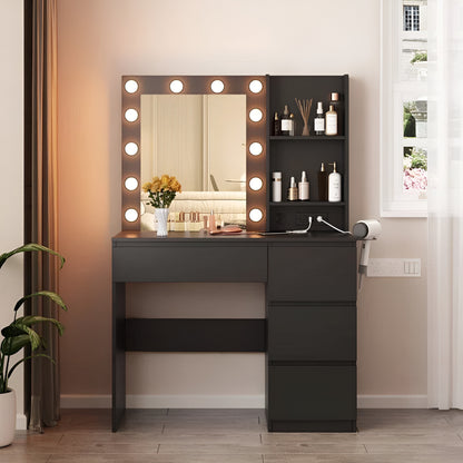 طاولة تزيين | أسود | 140 × 90 × 40 | DT51