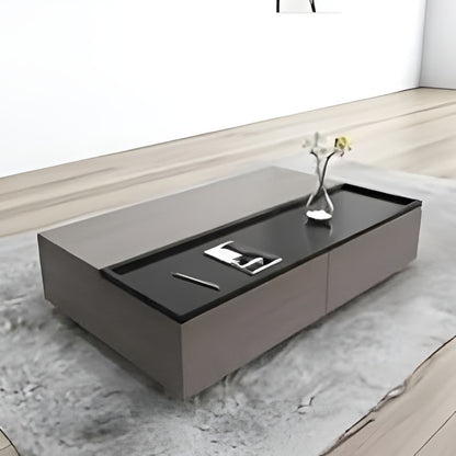 طقم غرفة معيشة أسود ورمادي - ٢٤٠ × ٤٠ × ٤٠ سم | المجموعة ٢ 