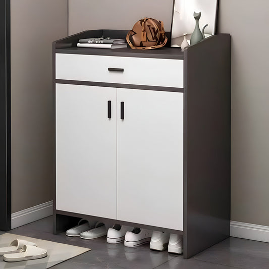 Shoe Closet White & Gray - 80 x 40 x 110 cm | SU119
