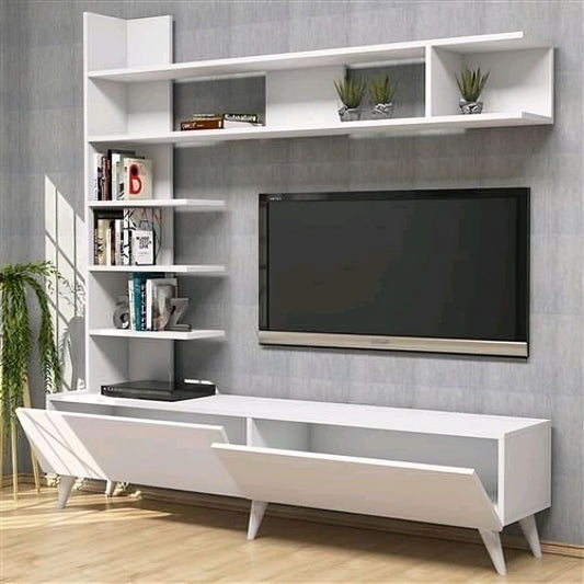 Tv Unit White - 160 x 40 x 40 cm | TV50