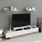 Tv Unit White & Wooden - 180 x 40 x 40 cm | TV10