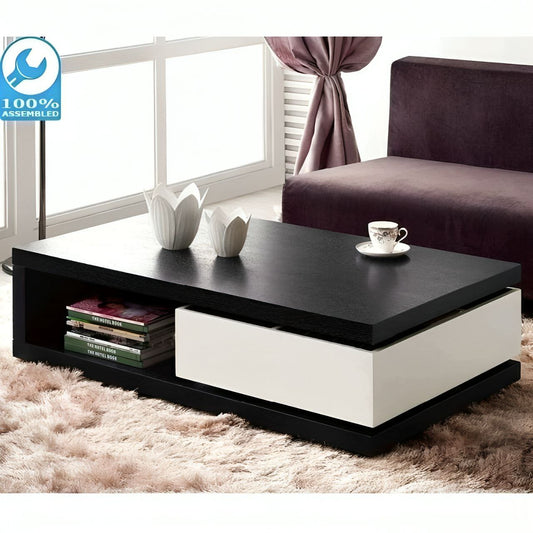 Table Unit Black & White - 100 x 50 x 40 cm | TA24